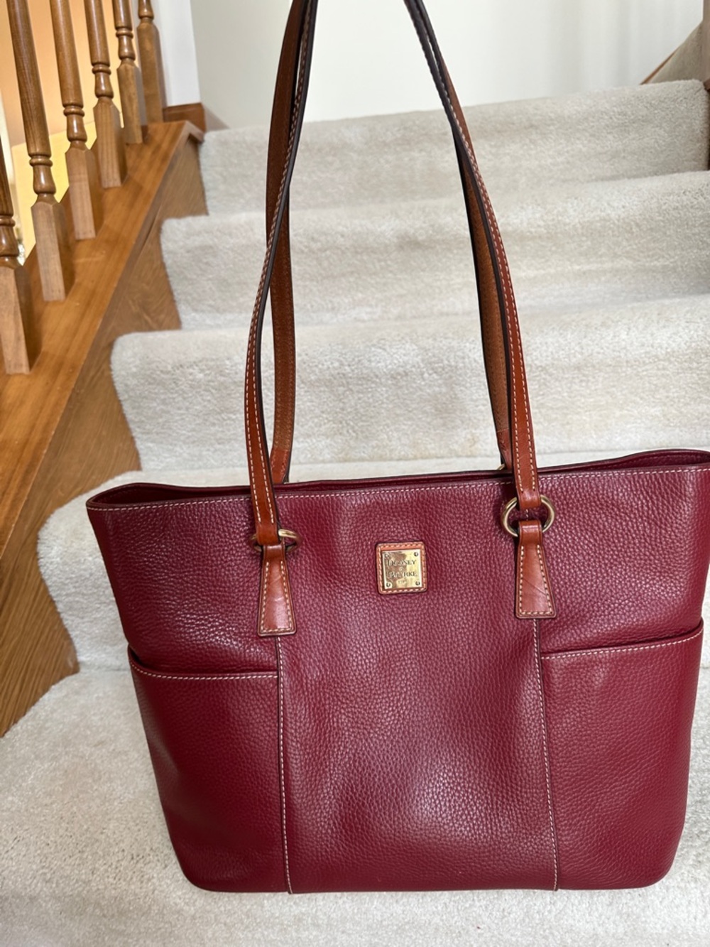 Dooney & Bourke Lexington Pebble Leather - Red - like brand new condition!!!!!